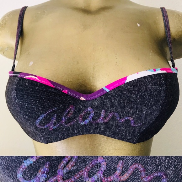 6IXTY 8IGHT Sequin GLAM Unerwire BRA 32C - Picture 4 of 8